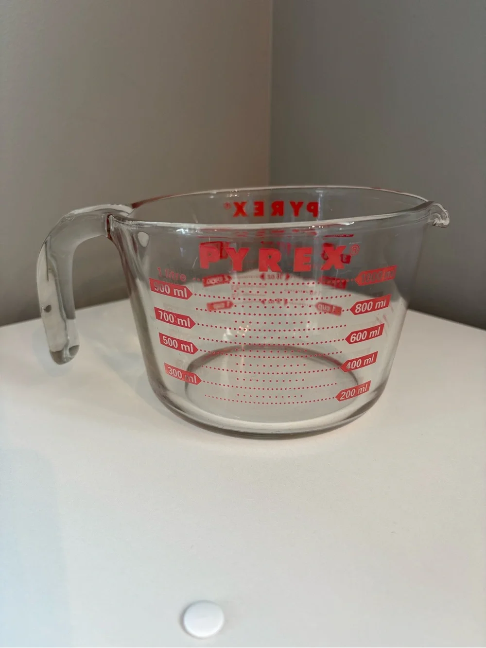 Pyrex item has